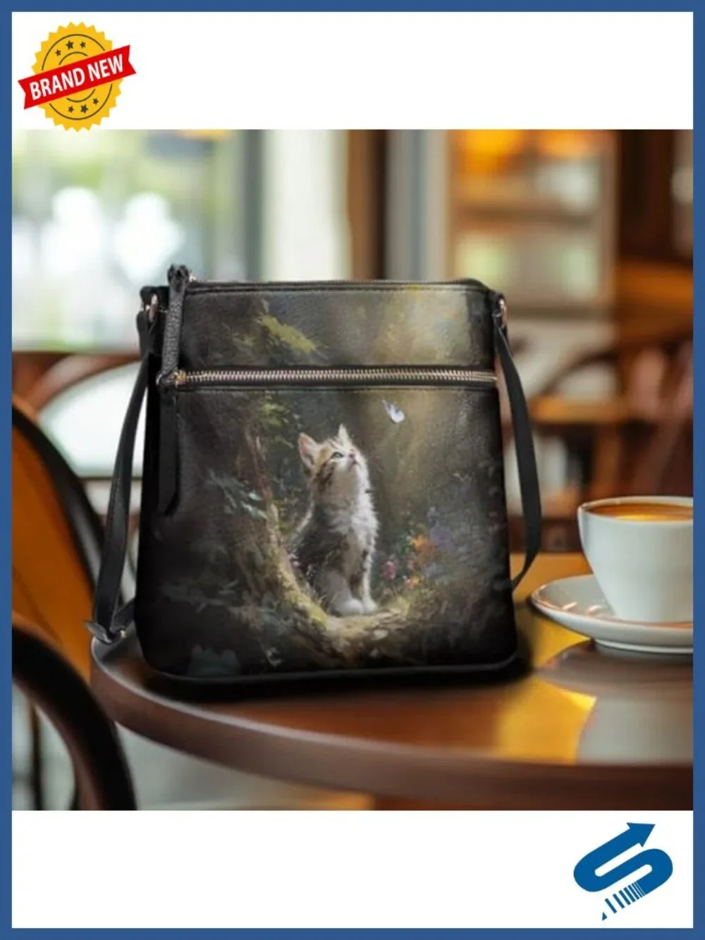Women's Leather Shoulder Bag Crossbody Messenger Hobo Purse Multi-Pocket Travel